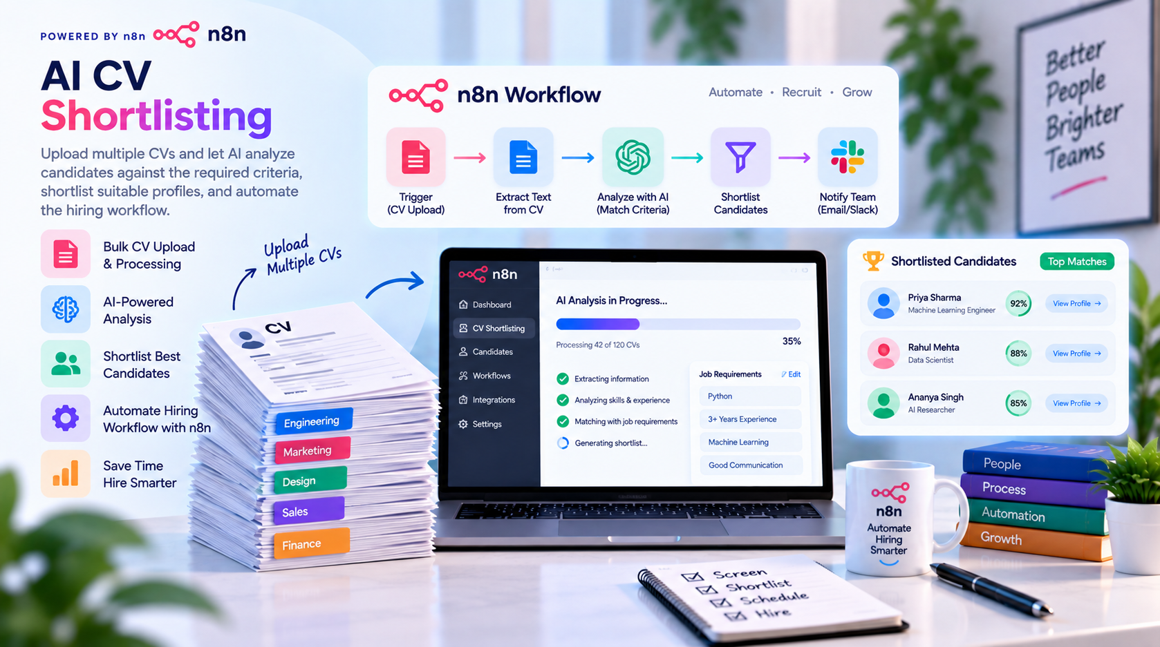 AI CV Shortlisting automation